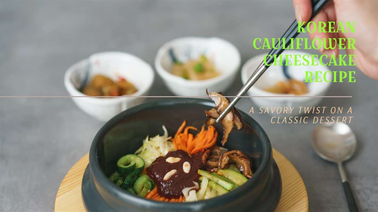 Korean Cauliflower Cheesecake Recipe
